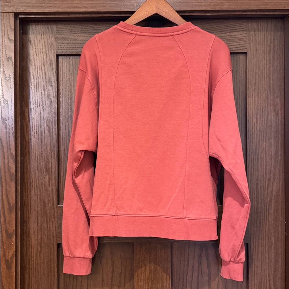Athleta Sundown Crewneck Sweatshirt in Cranberry Red—Size Medium - Picture 5 of 6